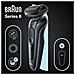 Rasoio Elettrico Ricaricabile Series 6 61-N1000s Wet & Dry Testina Oscillante SensoFlex Lame SensoFoil Autonomia fino a 50 Minuti Colore Nero/ Grigio - Foto miniatura 5