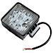 Faro Ausiliario 9 Led Quadrato Auto Nero, Indicatore Fuori Strada, 27w / 180lm, 9-32v - Foto miniatura 1