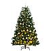 Albero Natale Incernierato Con 300 Led E Palline 240 Cm - Foto miniatura 1