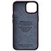 Cover Per Iphone 14 In Vera Pelle, Marrone Scuro - Foto miniatura 4
