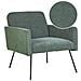Poltrona Velluto A Coste Verde Scuro Narken - Foto miniatura 6
