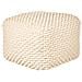 Pouf Kingri Cotone Beige Chiaro - Foto miniatura 5