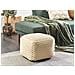 Pouf Kingri Cotone Beige Chiaro - Foto miniatura 7