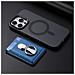Porta Carte Magnetico Con Supporto Per Iphone 15/14/13/12 Blue - Foto miniatura 6