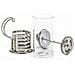Caffettiera Teiera Pressa Francese Macchina per Caffe Te Tisaniera Tisane 350ml - Foto miniatura 3