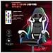 Sedia Gaming Led - Sedia Da Gamer Ergonomica - Schienale Regolabile 90-135° - Con Cuscino Lombare & Poggiatesta - Portata 130 Kg - Sedia Gaming Bianco - Foto miniatura 6