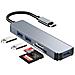 Adattatore Hub Usb-c 5-in-1: Usb 3.0, Doppio Usb 2.0, Lettore Di Schede Sd /tf - Foto miniatura 1