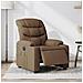 Poltrona Massaggiante Reclinabile Elettrica Marrone In Tessuto - Foto miniatura 1
