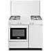 De Longhi Sgw854nm Cucina 86x50 4 Fuochi Forno A Gas Coperchio Bianco - Foto miniatura 1