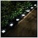 Luci Da Incasso A Energia Solare - Cornice Argentata A Led White 8 - Foto miniatura 4