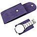 Custodia Portatile In Peluche Per Orologi - Morbida Borsa Per Orologi Meccanici Con Chiusura A Scatto Purple - Foto miniatura 1