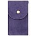 Custodia Portatile In Peluche Per Orologi - Morbida Borsa Per Orologi Meccanici Con Chiusura A Scatto Purple - Foto miniatura 2