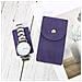 Custodia Portatile In Peluche Per Orologi - Morbida Borsa Per Orologi Meccanici Con Chiusura A Scatto Purple - Foto miniatura 4