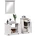 Set di mobili per il bagno 3 pcs Marrone 37 x 34 x 80 cm - Foto miniatura 3