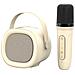 Altoparlante Karaoke Portatile Bluetooth 5.3 Con Microfono Wireless, Audio Hifi, Karaoke Per Due White - Foto miniatura 1