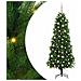 Albero di Natale con 300 LED con supporto Verde 240 cm PE - Foto miniatura 1