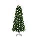 Albero di Natale con 300 LED con supporto Verde 240 cm PE - Foto miniatura 3