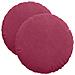 Cuscini per Seduta 2 pcs Rosso Vino Ø 40 x 13 cm Velluto - Foto miniatura 1