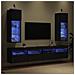 Mobiletti TV a parete 2 pcs Rovere Nero 30,5 x 30 x 90 cm - Foto miniatura 5