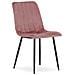 Sedia JEWA - Elegante rivestimento in velluto rosa per soggiorno, cucina, sala da pranzo CODICE 4080 - Foto miniatura 1