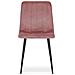 Sedia JEWA - Elegante rivestimento in velluto rosa per soggiorno, cucina, sala da pranzo CODICE 4080 - Foto miniatura 2