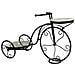 Supporto Bici In Mosaico Verde E Ferro Battuto 67x26,5x43h - Foto miniatura 1