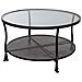 Tavolino In Metallo Nero 85x85x45h - Foto miniatura 1