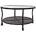 Tavolino In Metallo Nero 85x85x45h - Foto miniatura 2