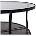 Tavolino In Metallo Nero 85x85x45h - Foto miniatura 3