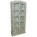 Armadio In Legno Artigianale Blu 93x42x207h - Foto miniatura 1