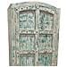 Armadio In Legno Artigianale Blu 93x42x207h - Foto miniatura 2