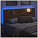 Testata con Mobile e LED Rovere Artigianale Legno multistrato - Foto miniatura 4