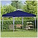 Tenda per feste a pop-up 288 x 288 x 245 cm Blu Tessuto Oxford - Foto miniatura 3