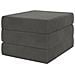 Divano Letto Pieghevole 75 x 67 x 45 cm Grigio Scuro - Foto miniatura 4
