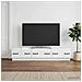 Mobile TV Bianco 147 x 34,5 x 27 cm Legno ingegnerizzato - Foto miniatura 2