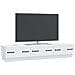 Mobile TV Bianco 147 x 34,5 x 27 cm Legno ingegnerizzato - Foto miniatura 3