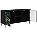Mobile TV WIJHE 102 x 33 x 51 cm Rovere Nero - Foto miniatura 3
