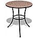 Tavolo da Bistro 60 cm con Mosaico e 2 Sedie Colore Terracotta - Foto miniatura 2
