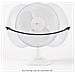 Ventilatore da Tavolo VL3602 Diametro 30 cm Potenza 40 W Colore Bianco - Foto miniatura 7