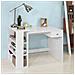 Sobuy Scrivania Con Libreria 101x60x76cm Fwt35-w - Foto miniatura 1