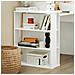 Sobuy Scrivania Con Libreria 101x60x76cm Fwt35-w - Foto miniatura 8
