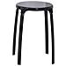 Sgabello, Nero (schwarz)  - Foto miniatura 1