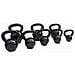 Kettlebell In Ghisa Con Base In Gomma 20 Kg - Foto miniatura 1