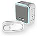 Kit Campanello Portatile senza Fili con Indicatore Halo, Funzione Sospensione e Pulsante - Grigio - Foto miniatura 1