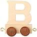 Lettera B Trenino In Legno - Foto miniatura 1