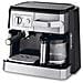 Macchina da Caffè Combi Espresso Semi Automatica Serbatoio 1 L Potenza 1750 Watt Colore Nero / Argento - Foto miniatura 1