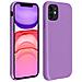 Cover Silicone Apple Iphone 11 Semi-rigida Opaca Finitura Soft Touch Viola - Foto miniatura 5