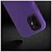 Cover Silicone Apple Iphone 11 Semi-rigida Opaca Finitura Soft Touch Viola - Foto miniatura 3