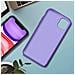 Cover Silicone Apple Iphone 11 Semi-rigida Opaca Finitura Soft Touch Viola - Foto miniatura 4