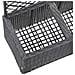 Letto Rialzato A Traliccio 2 Vasi 58x30x107 Cm Polyrattan Nero - Foto miniatura 6